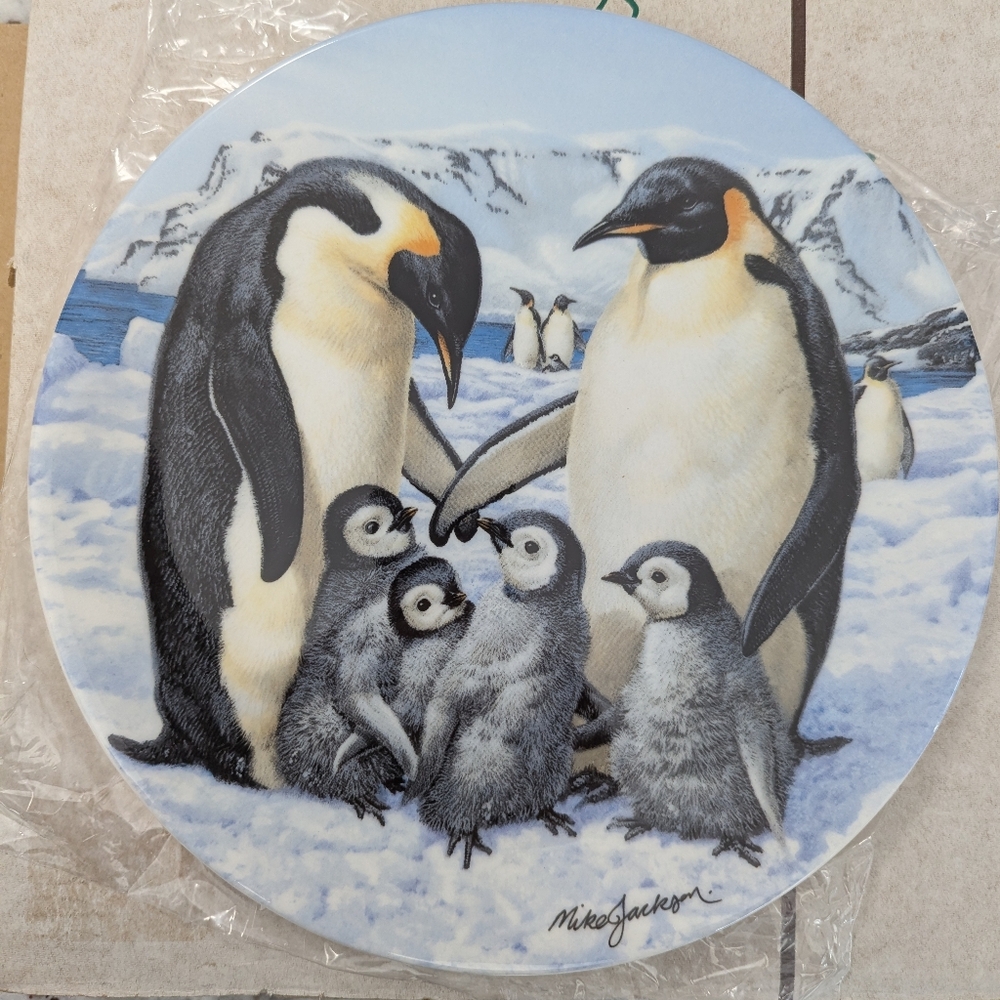 The Emperor Penguins Collectors plate